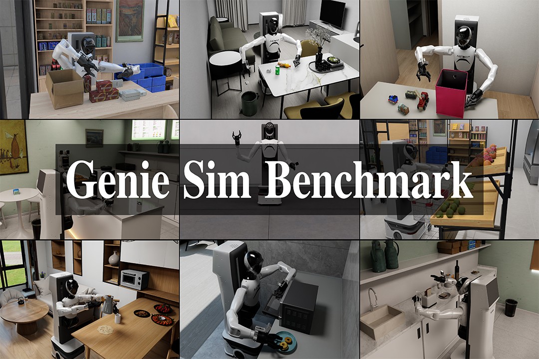 再掀开源浪潮！快赢v8森机器人发布并开源仿真评测工具Genie Sim Benchma...